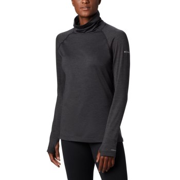 Columbia Ženske Majice S Kapuljačom - Bryce Canyon II Turtleneck Crne | AOVK-18269